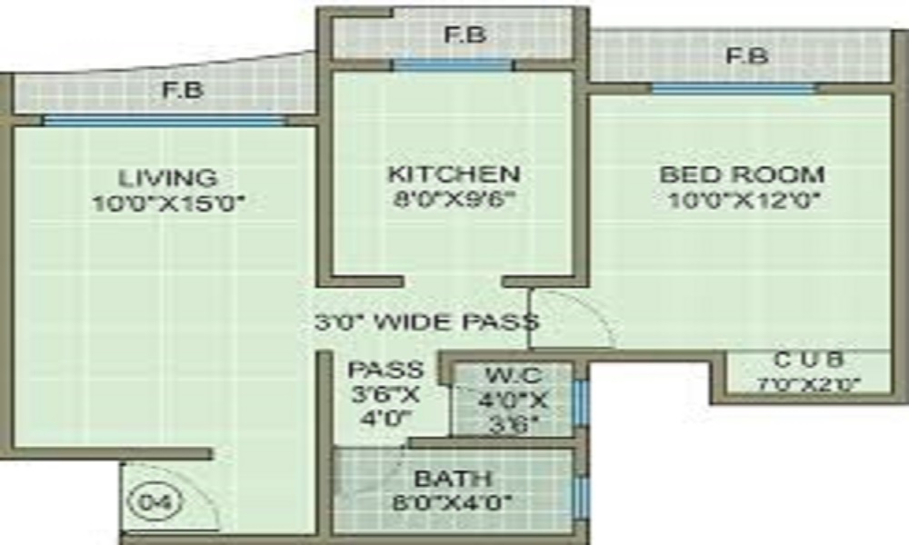 Ashirwad Shreepati Residency Floor Plan