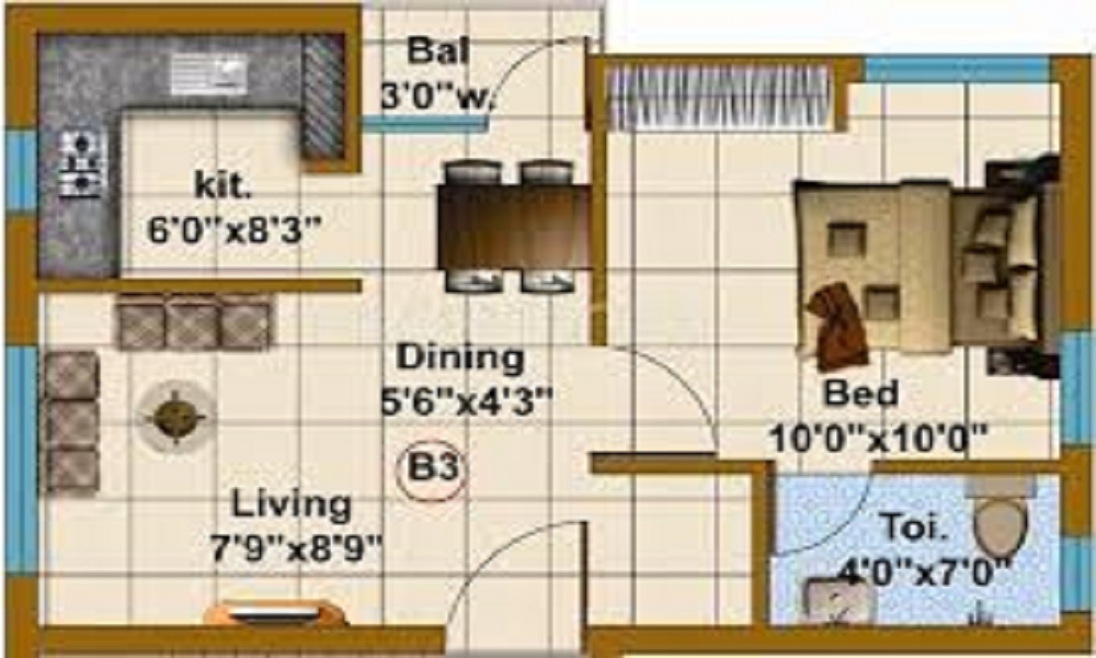 Adinath Nirmal Residency Floor Plan