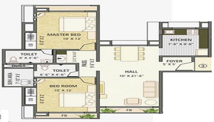 Dedhia Platinum Lawns Floor Plan