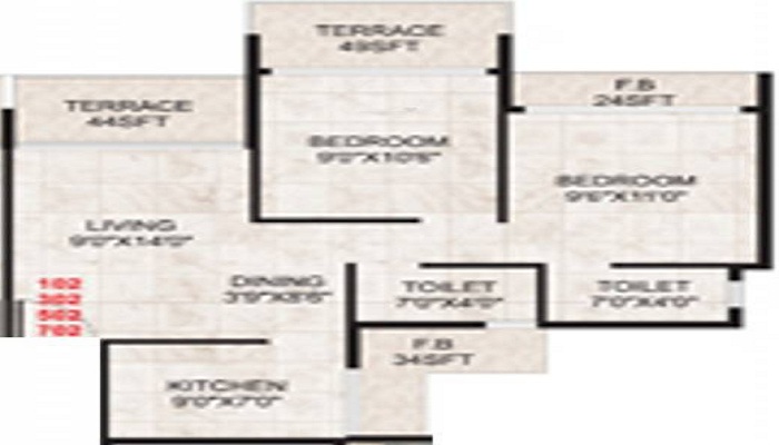 Chamunda Hill Crest Floor Plan