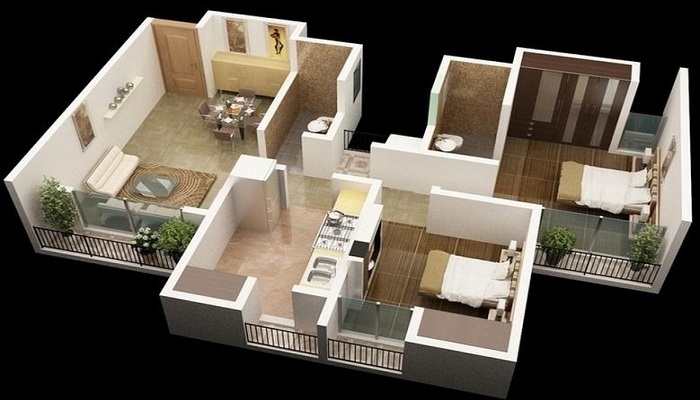 Squarefeet Ace Square Floor Plan