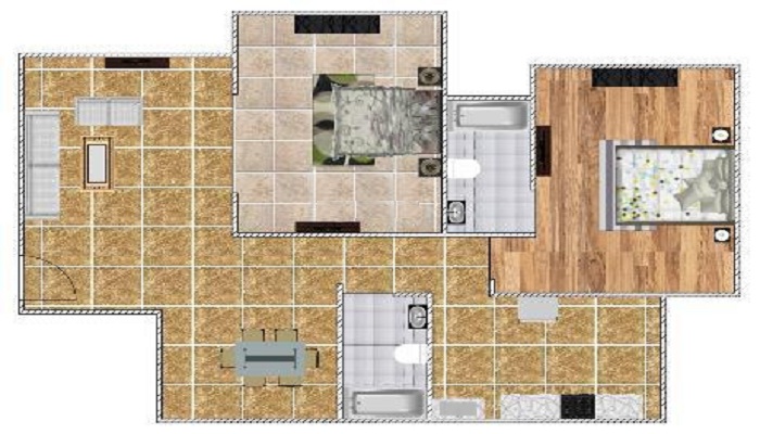 Gemstar Symphony Apartment Floor Plan