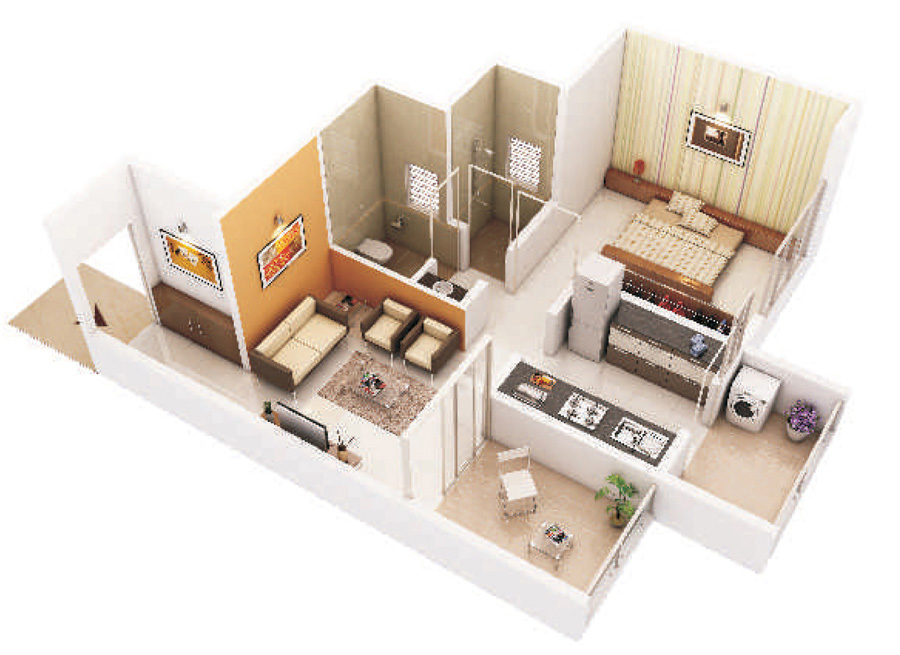 Shubh Om Sai Residency Floor Plan