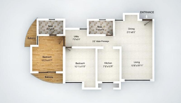 Kalpataru Siddhachal 3 Floor Plan