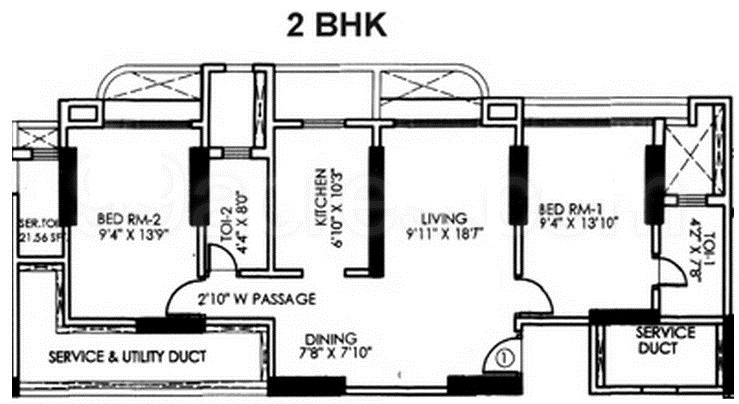 Gundecha Symphony Floor Plan