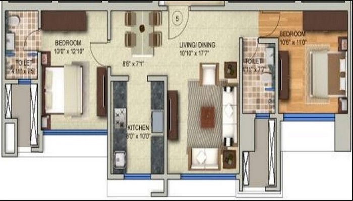 Acme Oasis Floor Plan