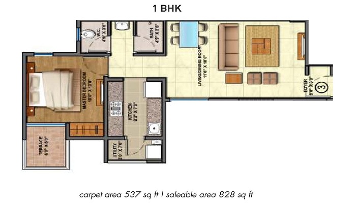 Lodha The Rise Floor Plan