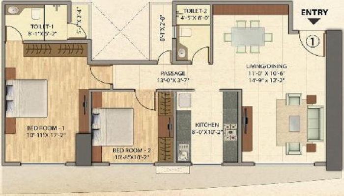 Omkar Veda Exclusive Floor Plan