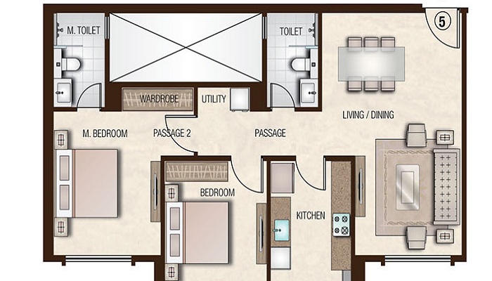 Hiranandani Gardens Eternia Floor Plan