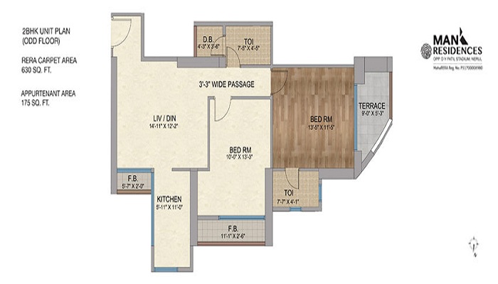Man Residences Floor Plan