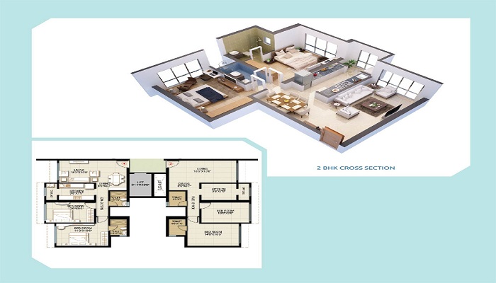 HDIL Whispering Towers Floor Plan