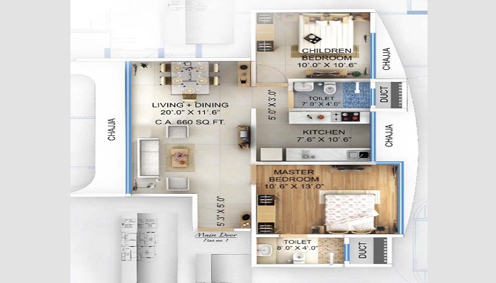 Triveni Contour Floor Plan