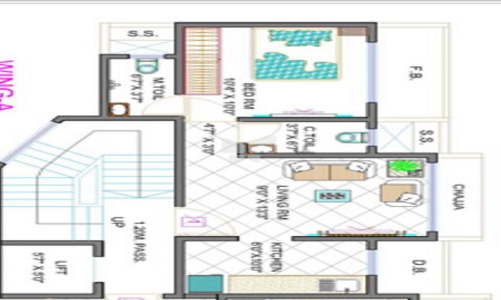 Aditya Eksar Kavita CHS Floor Plan