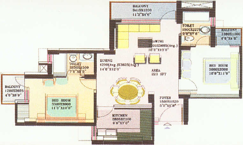 AJS Heights Floor Plan