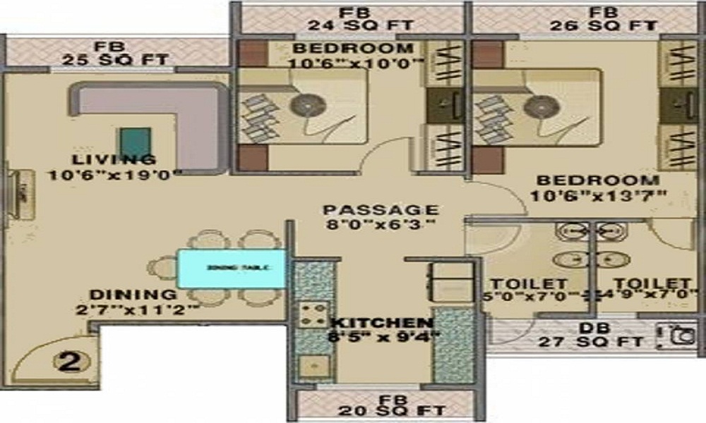 Surana Tulsi Gaurav Floor Plan