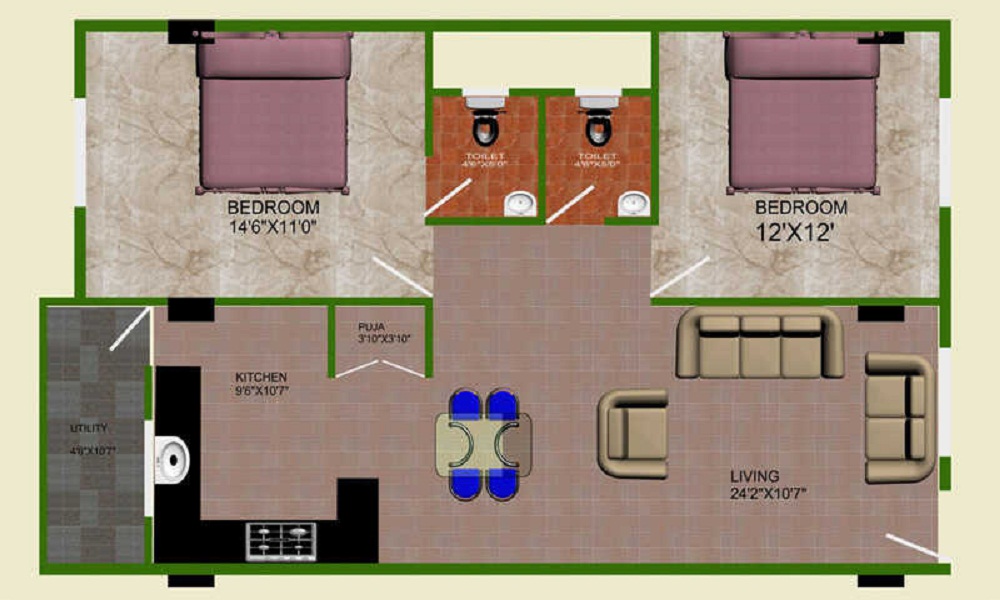 Shivam Centrium Floor Plan