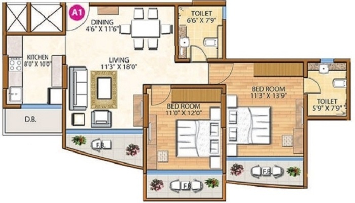 Ariisto Sapphire Floor Plan
