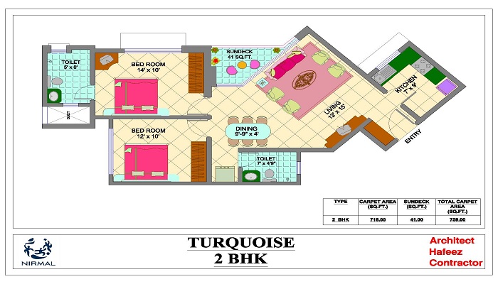 Nirmal Turquoise Floor Plan