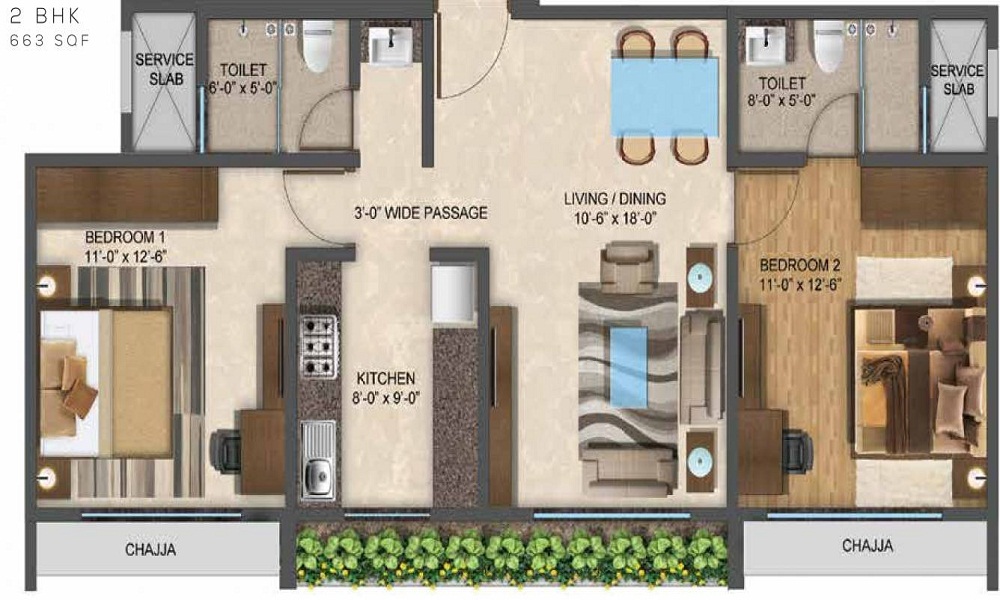 Wadhwa Solitaire Floor Plan