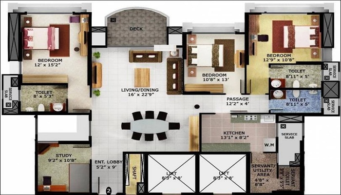 Mahindra Lifespaces Eminente Floor Plan