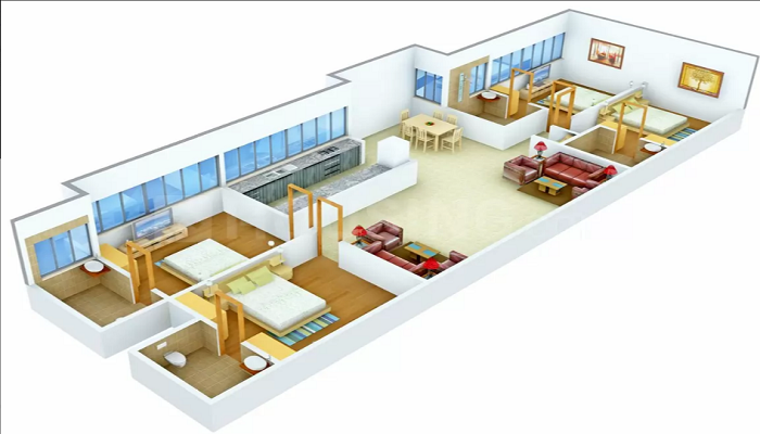 Videocon Icon Floor Plan
