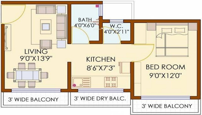 Aaditya Jainam Heights Floor Plan