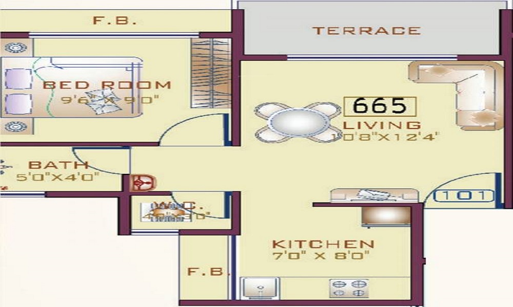Aditya Group Amar Jyot Floor Plan
