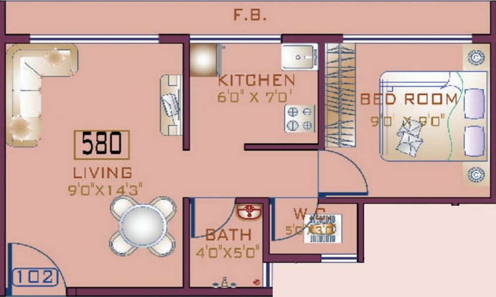 Aditya Group Amar Jyot Floor Plan
