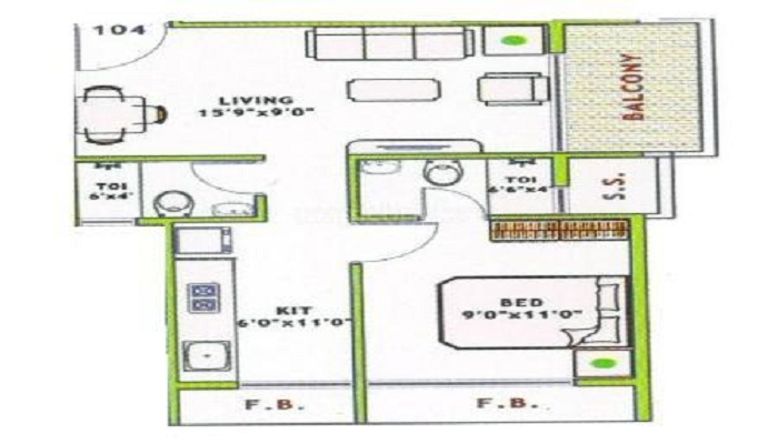 Blue Key Escalate Floor Plan