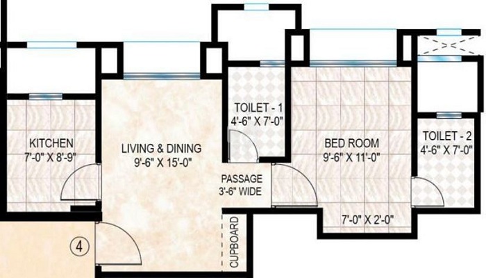 Hiranandani The Walk Floor Plan