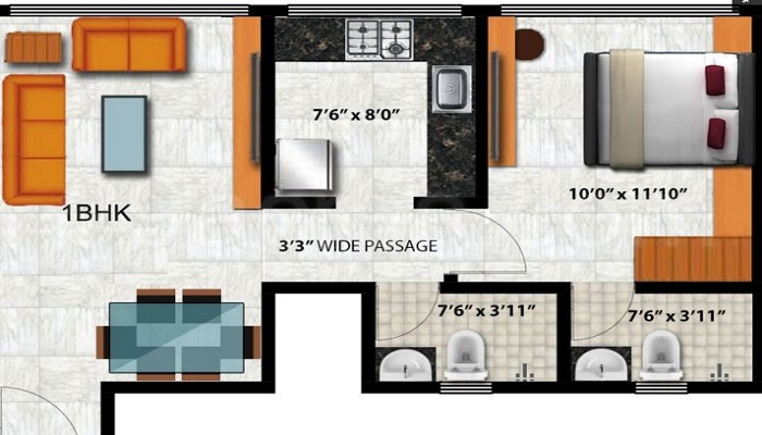 HPA Vicenza Residency Floor Plan