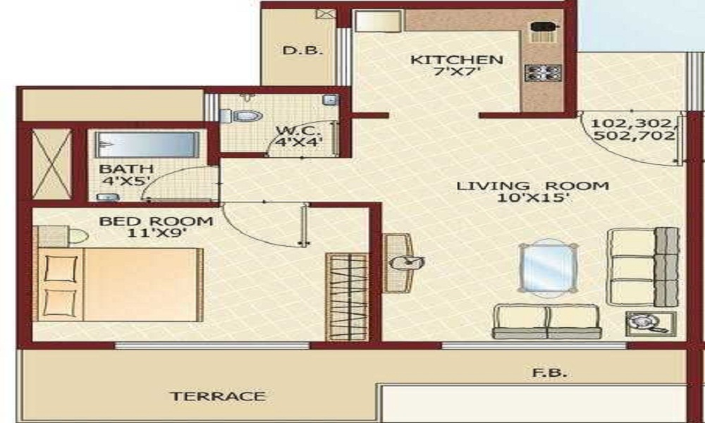 Lakhanis Oasis Floor Plan