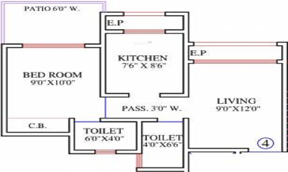 InCity Mithila Homes Floor Plan