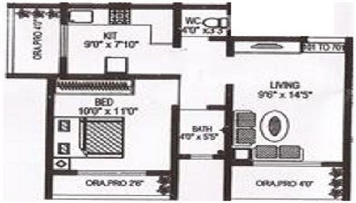Om Sai Towers Floor Plan
