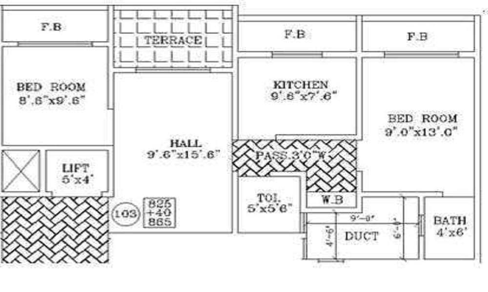 DBR Vaibhav Hills Floor Plan