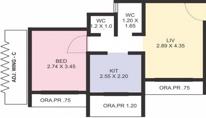 GBK Vishwajeet Greens Floor Plan