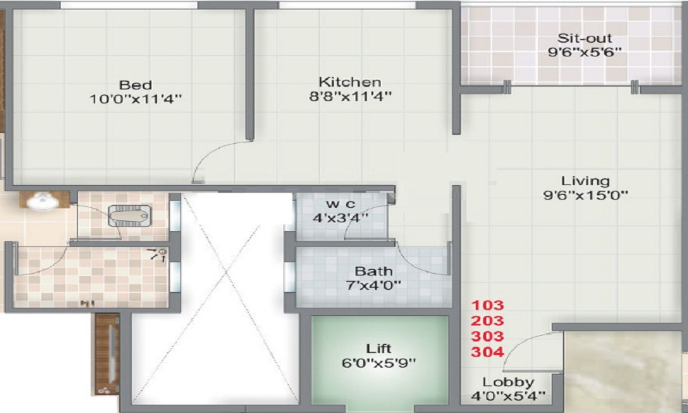 Amber Avighna Floor Plan