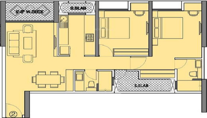 4th Apple Solitaire Floor Plan