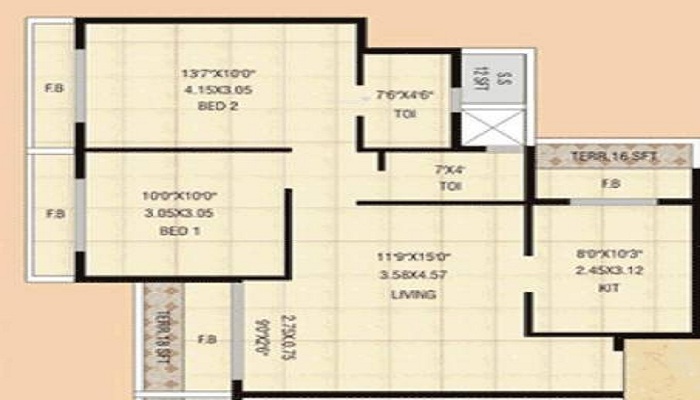 Asian Rashi Heights Floor Plan