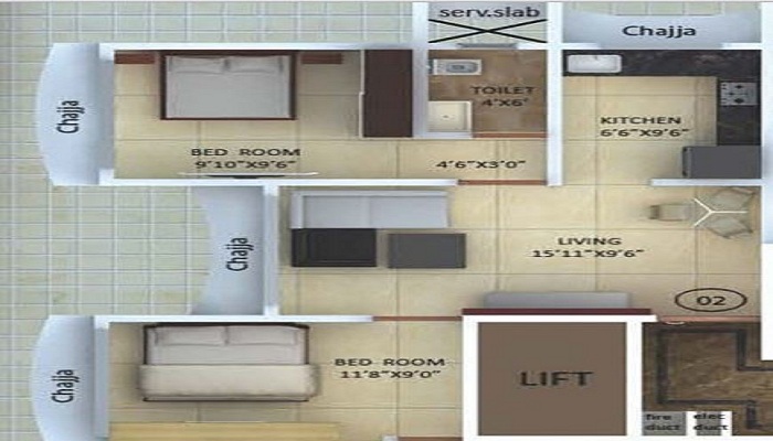 Aayush Saraswati Apartment Floor Plan