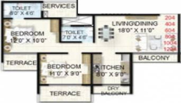 Akshar Canabee Floor Plan