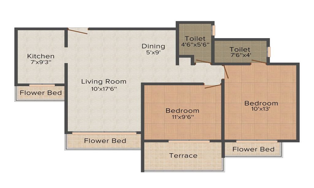 Dolphine Elite Residency Floor Plan