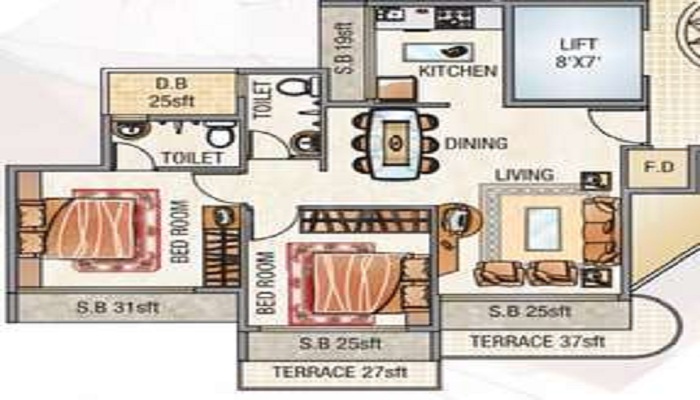 Gajra Bhoomi Harmony Floor Plan