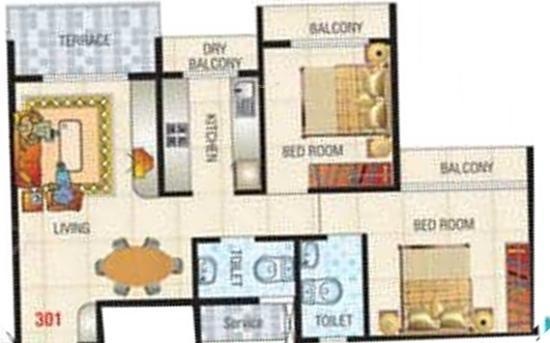 Jai Gurudeo Gurudev Heights Floor Plan
