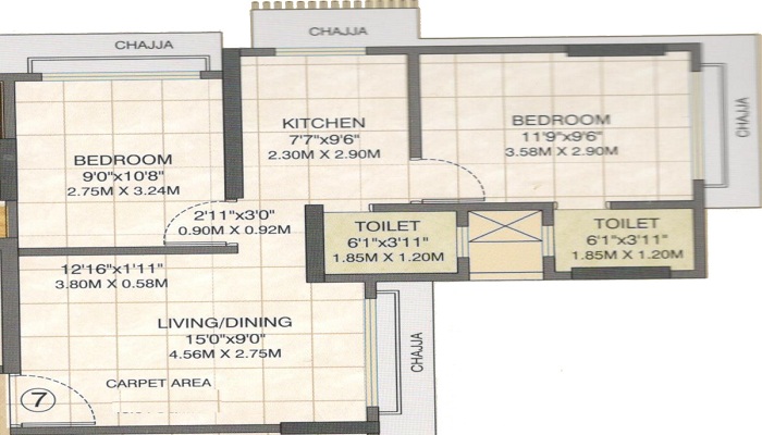 Mahavir Gokul Residency Floor Plan
