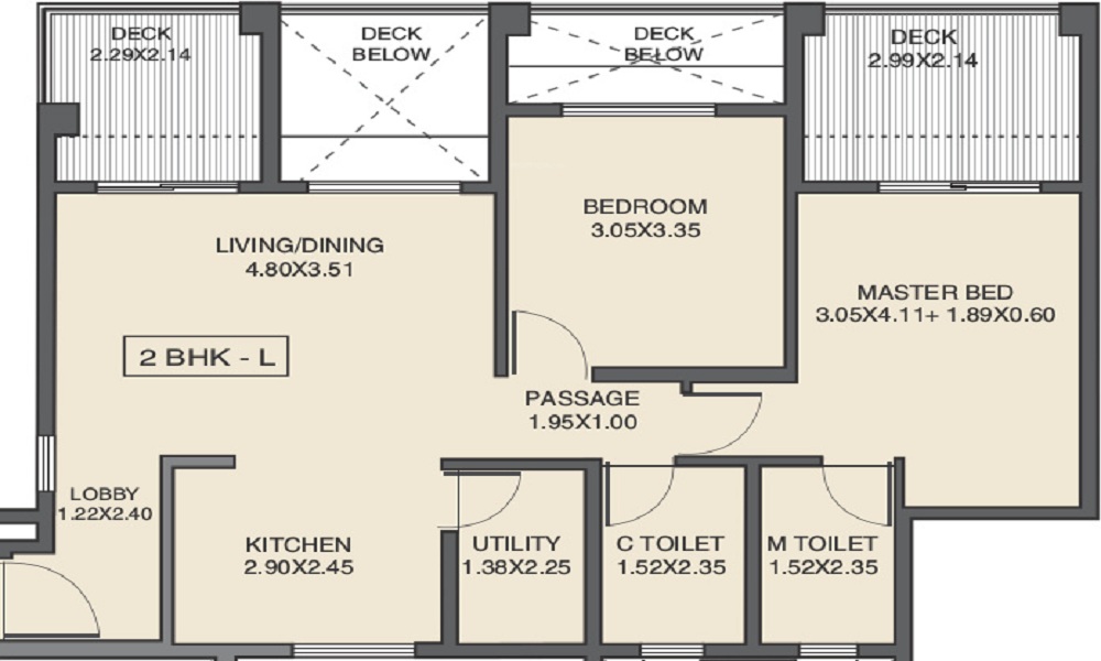 Mahavir Gokul Residency Floor Plan