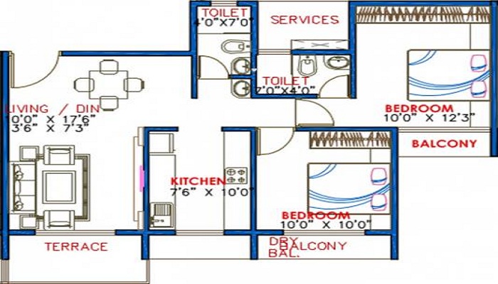 Lakhani Aura Floor Plan