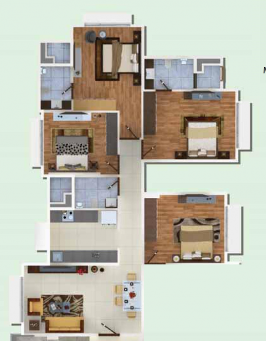 Tridhaatu Shobha Aayu Floor Plan