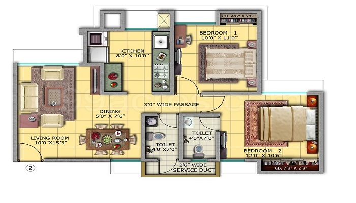 Vardhman Gardens Floor Plan