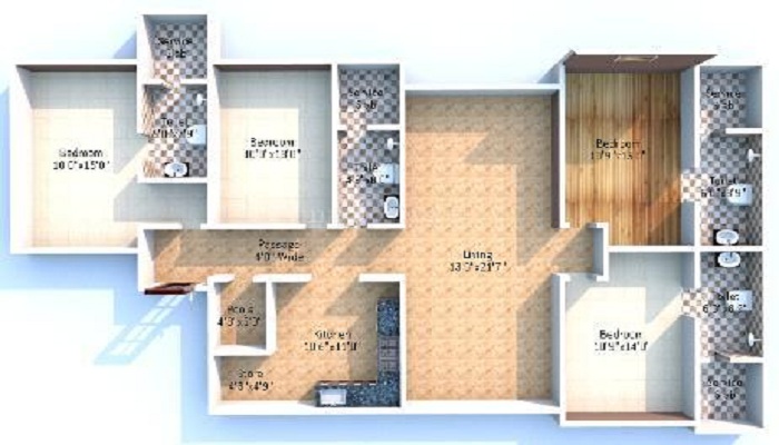 Anmol Enclave Floor Plan